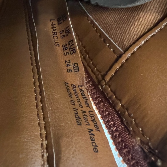 Franco Sarto Marcus Bootie - Women's Size 8 - Cognac Leather - Picture 6 of 6